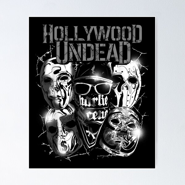 Hollywood Undead - Official Merchandise - Metal Masks Poster RB1412 product Offical hollywoodundead Merch