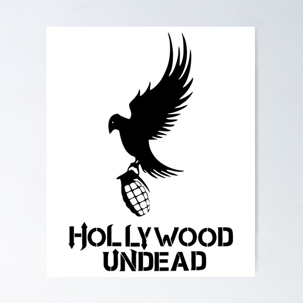 Single Hollywood Bird With Undead Granade Poster RB1412 product Offical hollywoodundead Merch