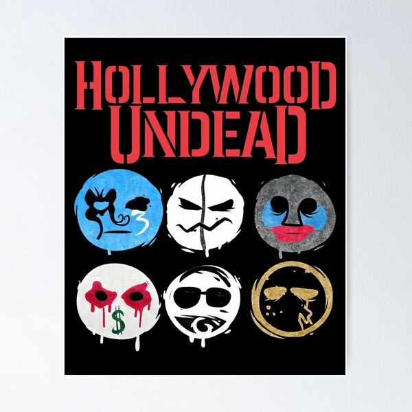 Mask Hollywood Six Undead Poster RB1412 product Offical hollywoodundead Merch