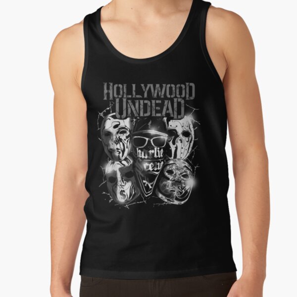 Hollywood Undead - Official Merchandise - Metal Masks Tank Top RB1412 product Offical hollywoodundead Merch