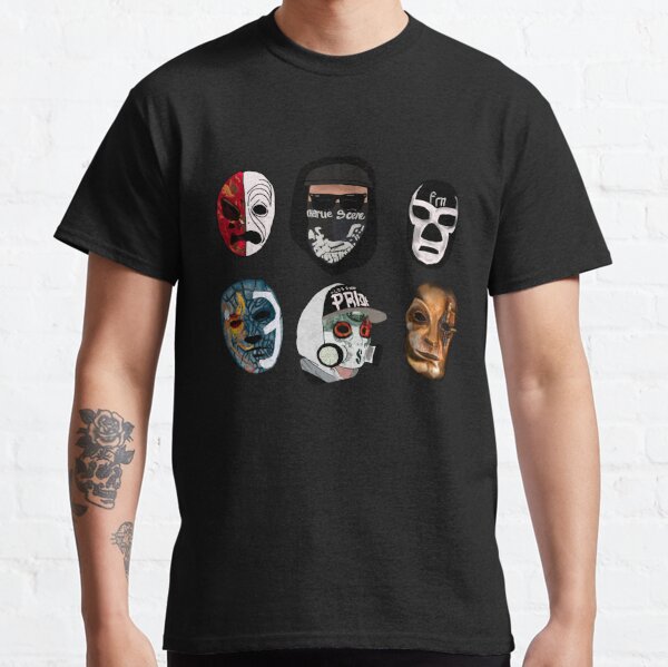 Hollywood undead masks Classic T-Shirt RB1412 product Offical hollywoodundead Merch