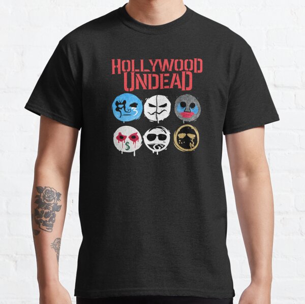 Mask Hollywood Six Undead Classic T-Shirt RB1412 product Offical hollywoodundead Merch