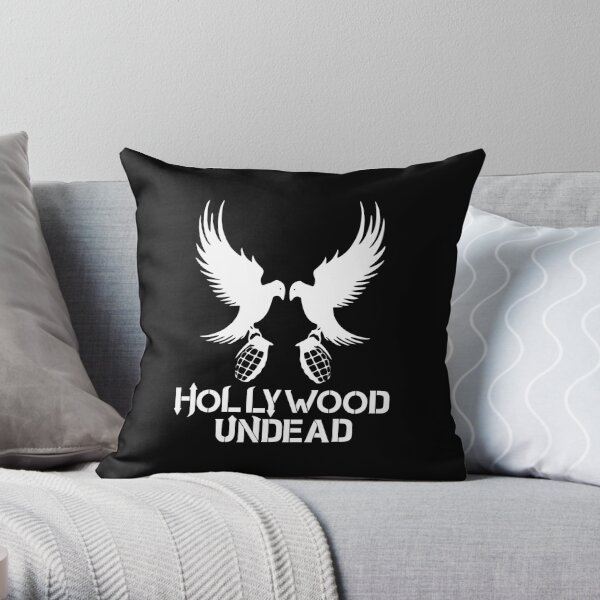 Dual Undead Bird Granade Hollywood Throw Pillow RB1412 product Offical hollywoodundead Merch