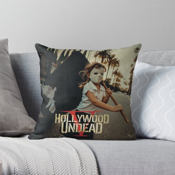 Hollywood Undead V Throw Pillow RB1412 product Offical hollywoodundead Merch