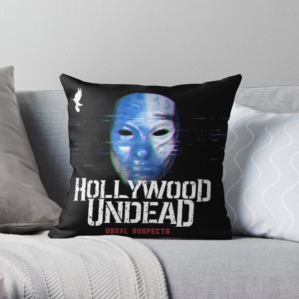 Hollywood Undead usual suspects Throw Pillow RB1412 product Offical hollywoodundead Merch