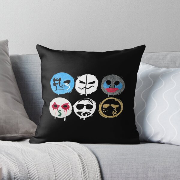 Some Hollywood Famous Undead Mask Throw Pillow RB1412 product Offical hollywoodundead Merch