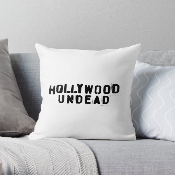 Hollywood Undead Merch Hollywood Undead Logo Throw Pillow RB1412 product Offical hollywoodundead Merch