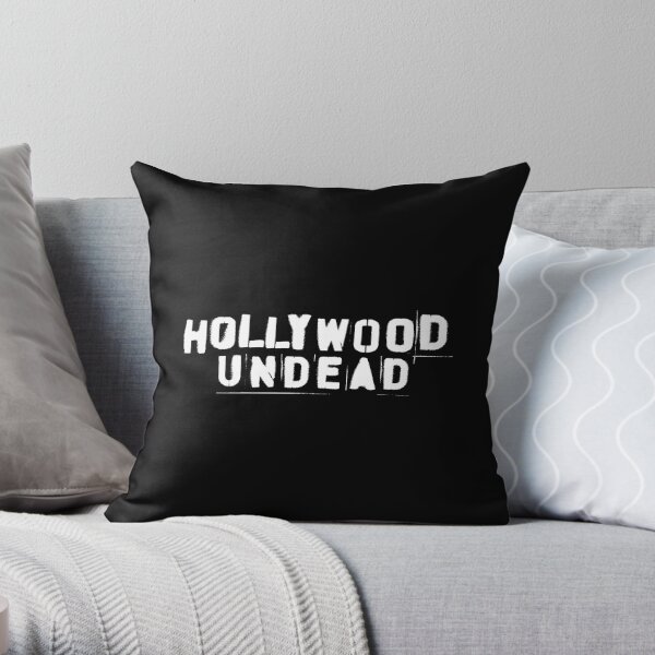 Hollywood Undead Merch Hollywood Undead Logo Throw Pillow RB1412 product Offical hollywoodundead Merch