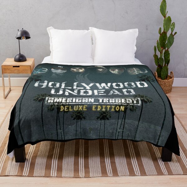 Hollywood Undead american tragedy deluxe edition Throw Blanket RB1412 product Offical hollywoodundead Merch