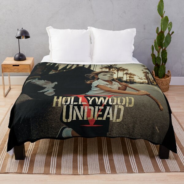 Hollywood Undead V Throw Blanket RB1412 product Offical hollywoodundead Merch