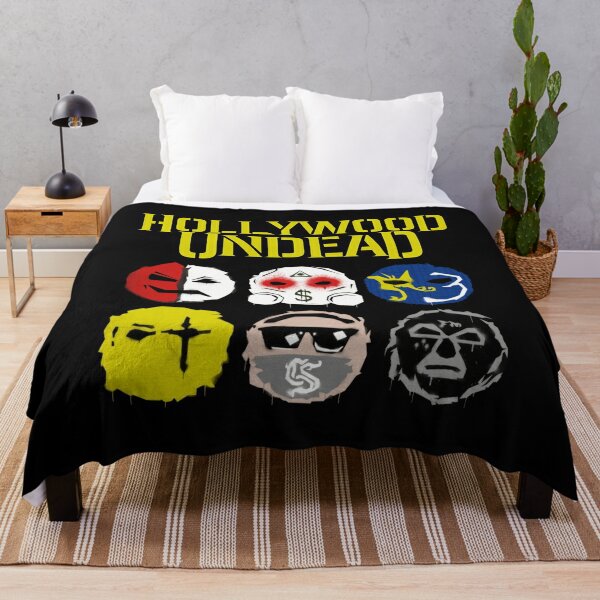 Hollywood Mask Undead Throw Blanket RB1412 product Offical hollywoodundead Merch